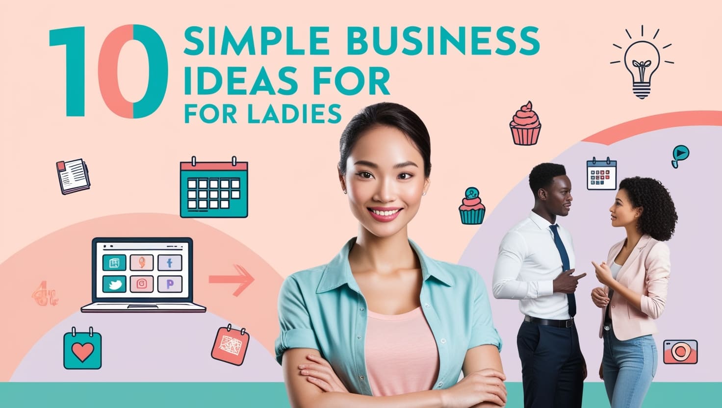 10 Simple Business Ideas for Ladies Easy & Low-Cost Startups